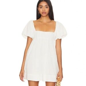 Free People Marina Mini Dress in Ivory